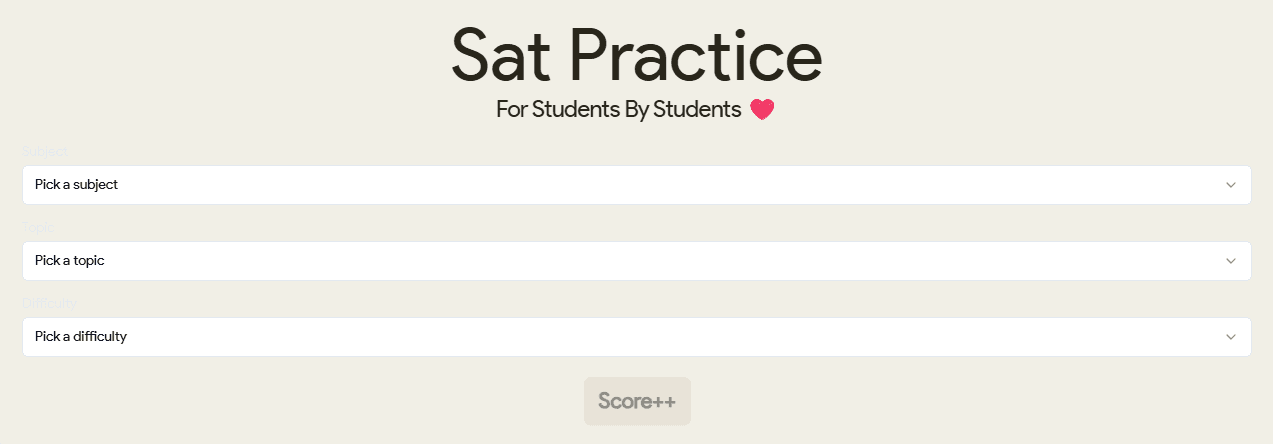SAT Practice